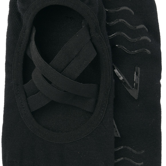 1 Paar Damen Füsslinge mit gummierter Sohle