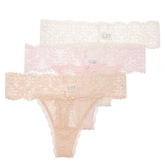 3 Damen Strings aus Spitze