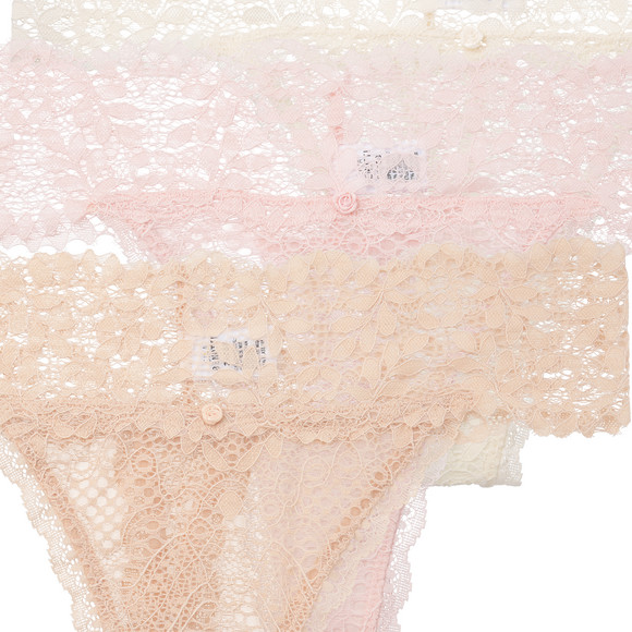 3 Damen Strings aus Spitze