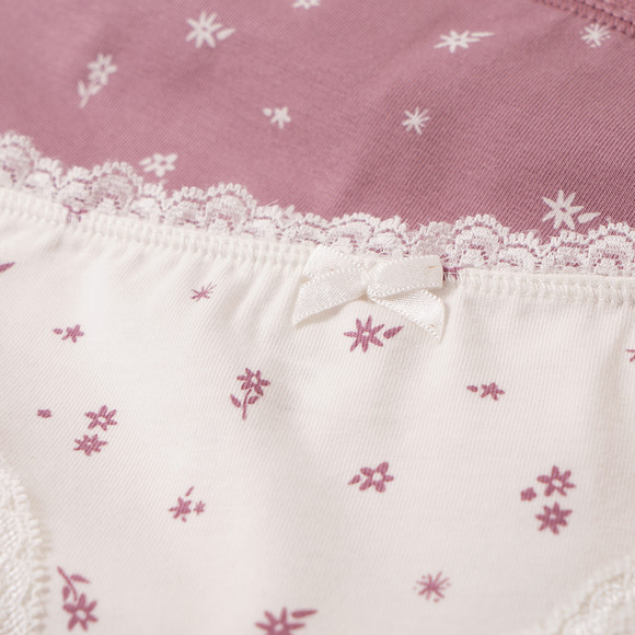 3 Damen Slips mit Spitze
