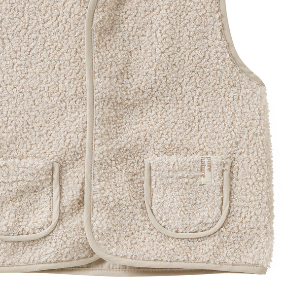 Baby Teddyweste mit 2 Taschen