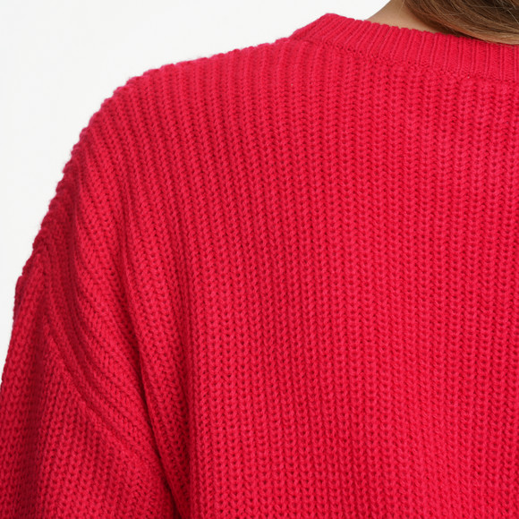 Damen Strickpullover unifarben