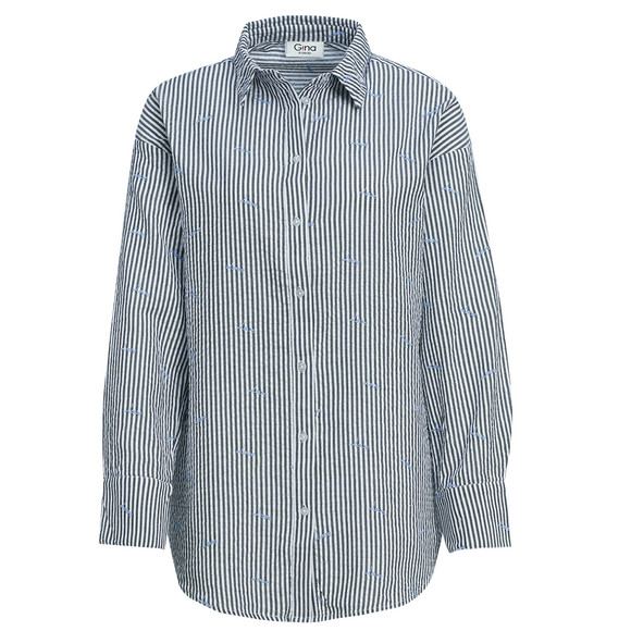 Damen Bluse mit Allover-Stickerei