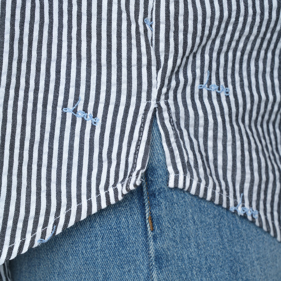 Damen Bluse mit Allover-Stickerei