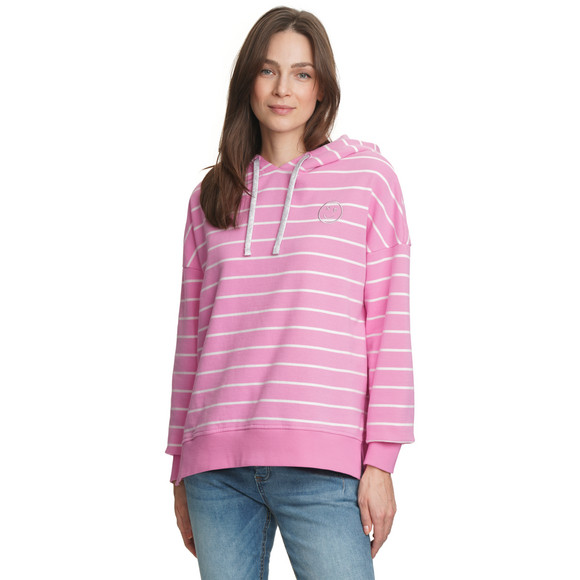 Damen Hoodie mit Streifen