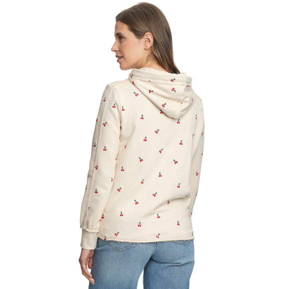 Damen Hoodie mit Allover-Stickerei
