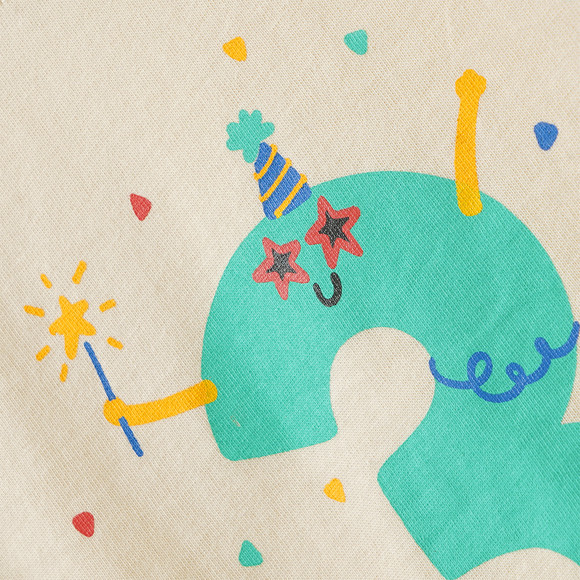 Kinder T-Shirt mit Geburtstagszahl 3