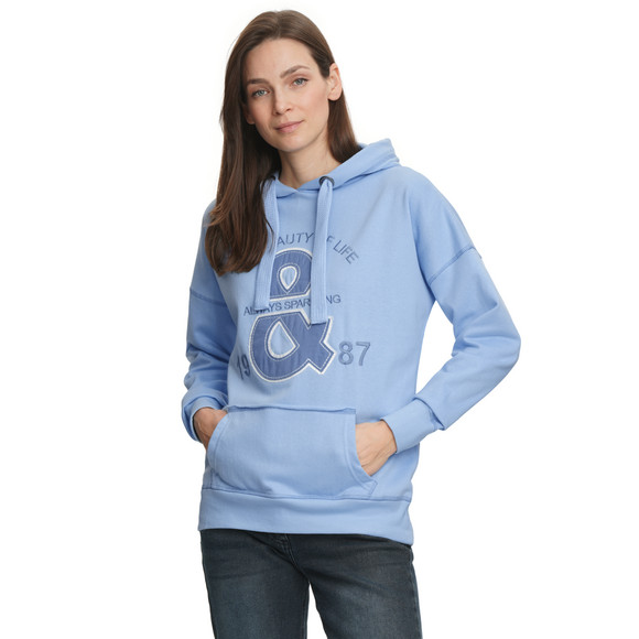 Damen Hoodie mit Stickerei