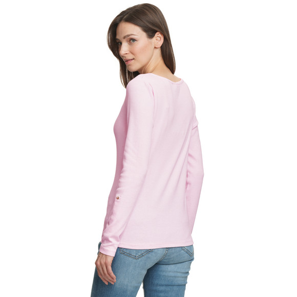 Damen Langarmshirt mit feinen Streifen