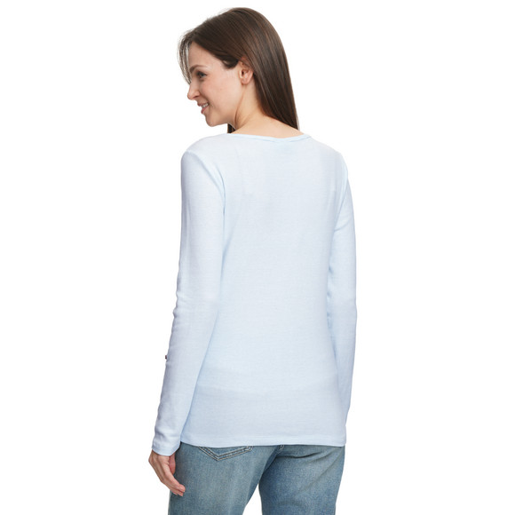 Damen Langarmshirt mit feinen Streifen