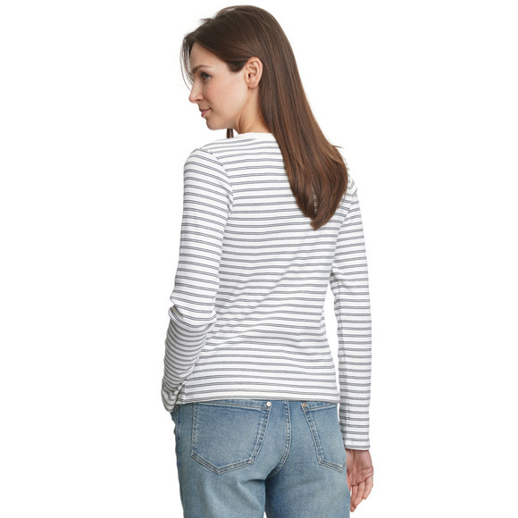 Damen Langarmshirt mit Knopfleiste