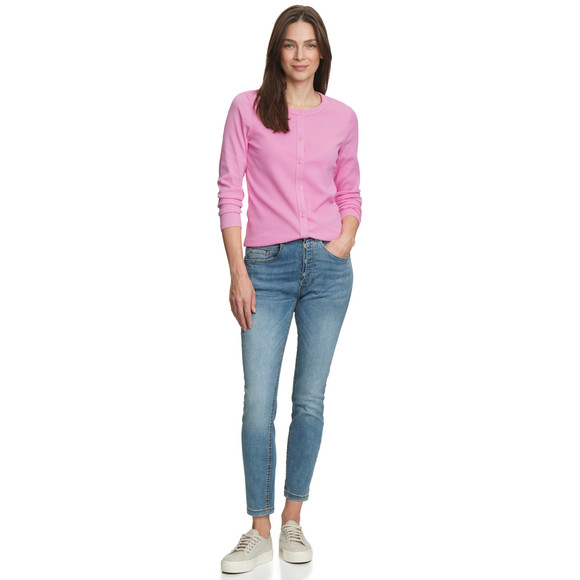 Damen Langarmshirt mit Knopfleiste