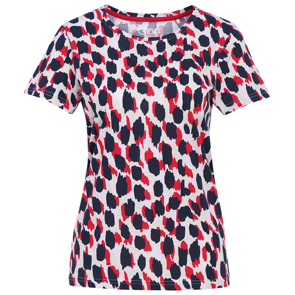 Damen T-Shirt mit Allover-Print