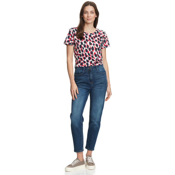 Damen T-Shirt mit Allover-Print