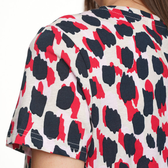 Damen T-Shirt mit Allover-Print