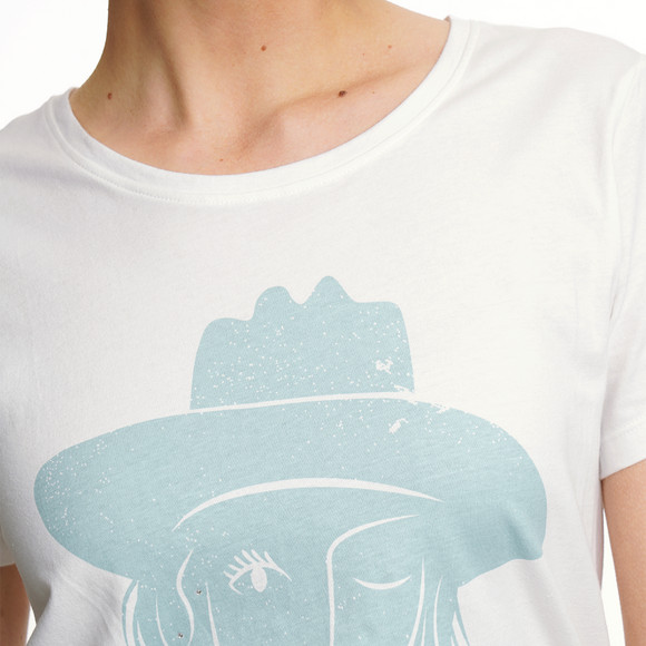 Dames T-shirt met print op de voorkant