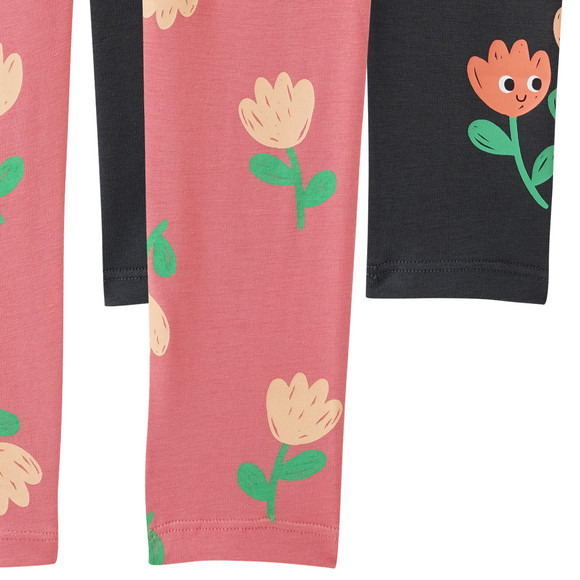 2 Mädchen Leggings im Set