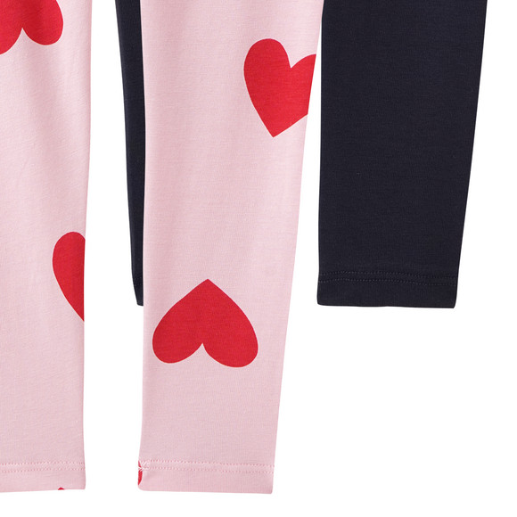 2 Mädchen Leggings im Set
