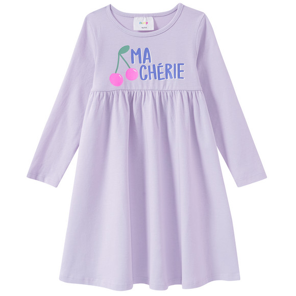 2 Mädchen Kleider mit Prints