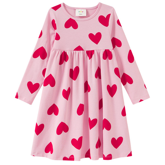 2 Mädchen Kleider mit Prints