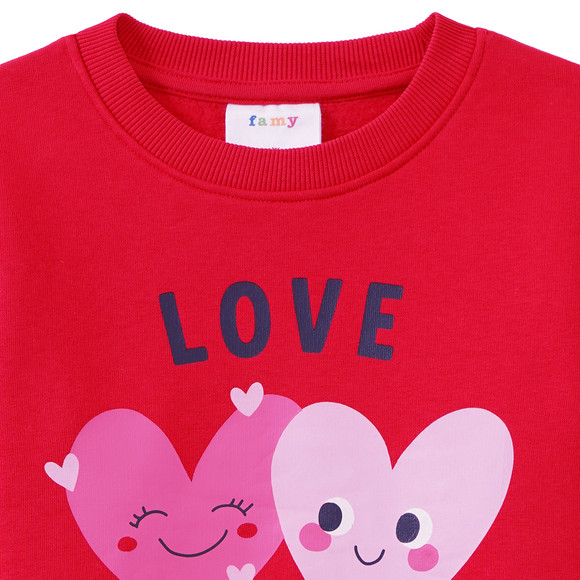 Mädchen Sweatshirt mit Print