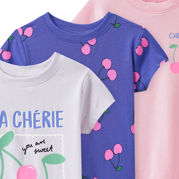 3 Mädchen T-Shirts mit Prints