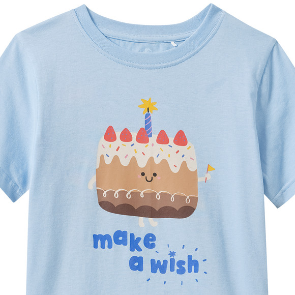 Kinder T-shirt met verjaardagsmotief