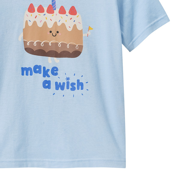 Kinder T-shirt met verjaardagsmotief