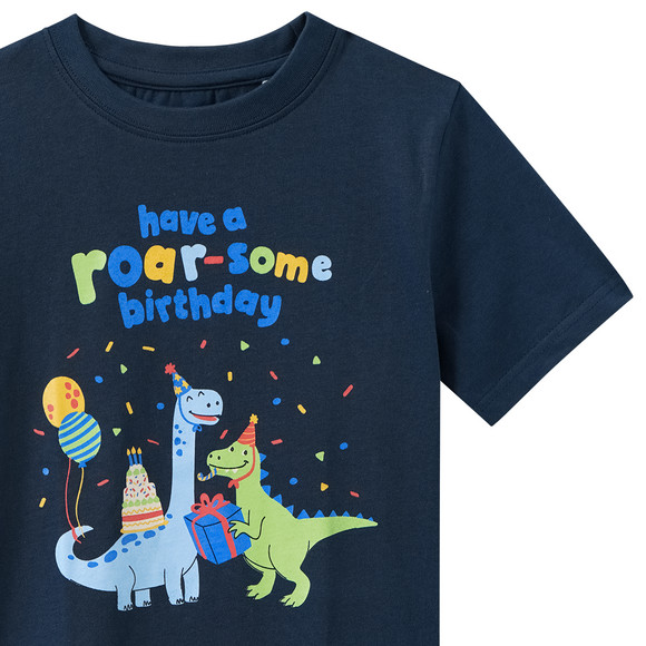 Kinder T-Shirt mit Geburtstags-Motiv