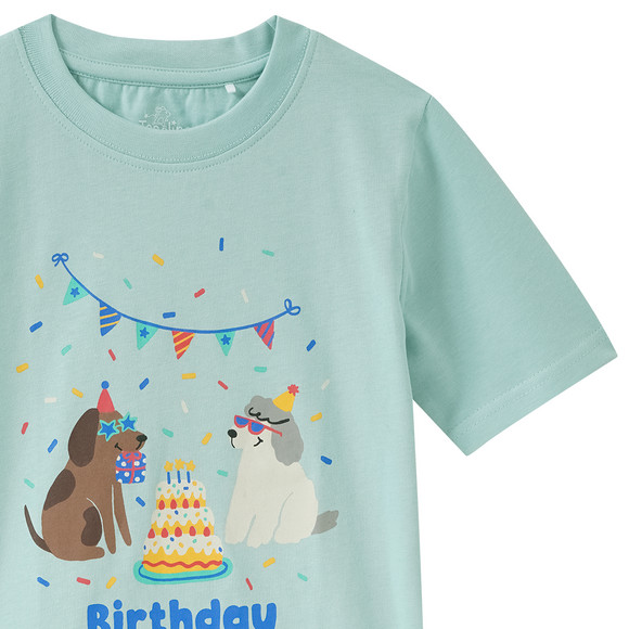Kinder T-Shirt mit Geburtstags-Motiv