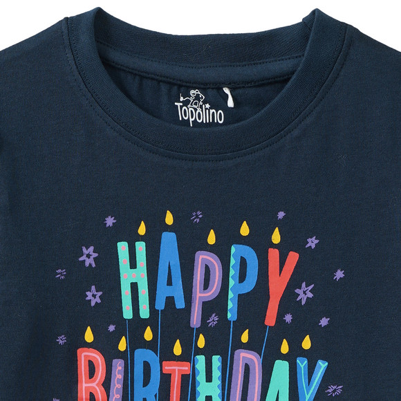 Kinder T-Shirt mit Geburtstags-Motiv