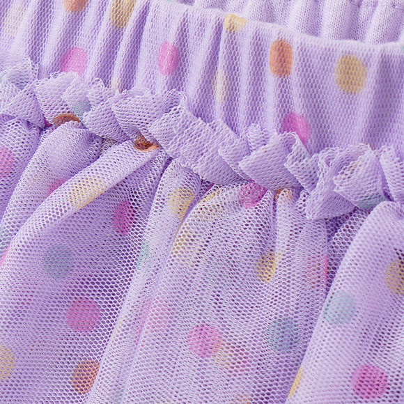 Mädchen Tüllrock mit Punkte-Allover