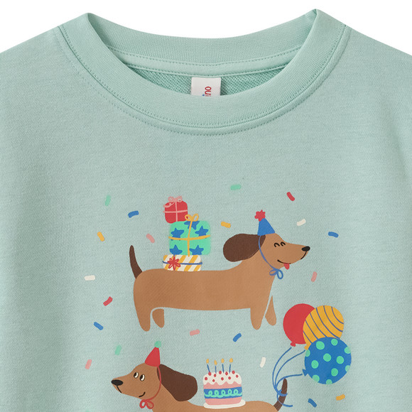 Kinder Sweatshirt mit Geburtstags-Motiv
