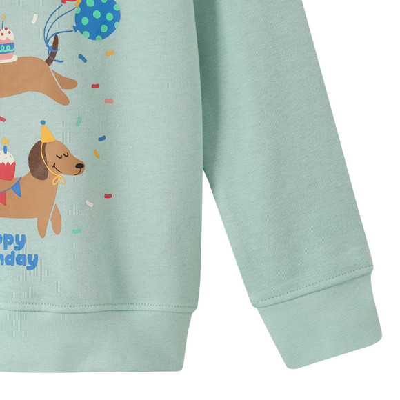 Kinder Sweatshirt mit Geburtstags-Motiv