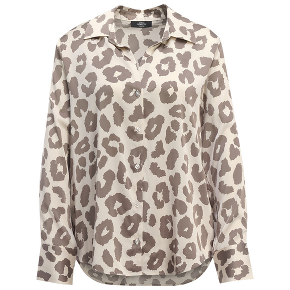 Blouses Dames in satijnlook champagne / lichtbruin