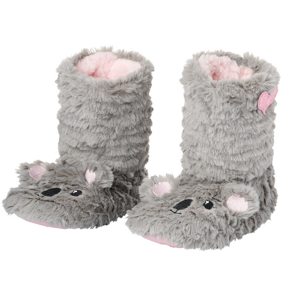 Mädchen Pantoffeln in Koalabär-Optik