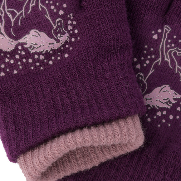 2 paar Meisjes Handschoenen met motief