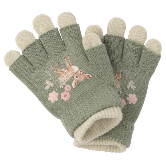 2 paar Meisjes Handschoenen met motief