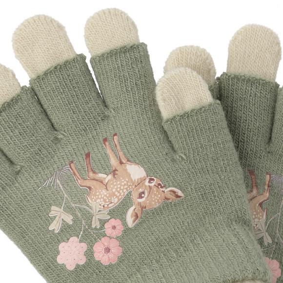 2 paar Meisjes Handschoenen met motief