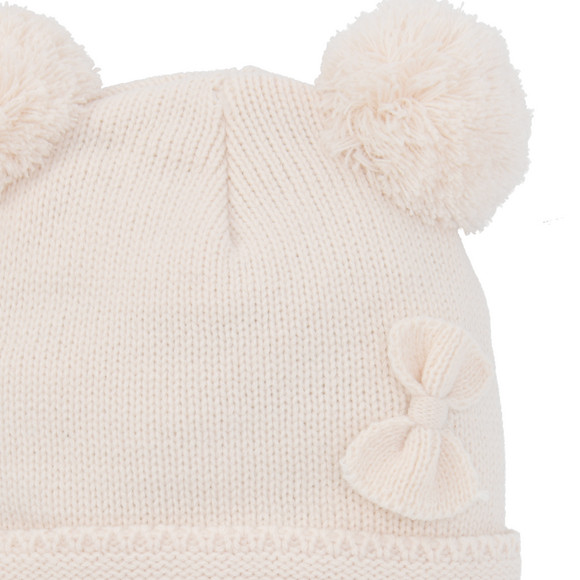Baby Wintermütze mit Zierschleife