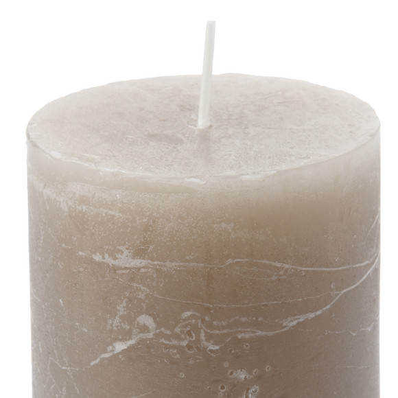 Rustiek ogende kaars