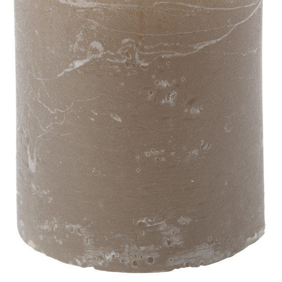 Rustiek ogende kaars