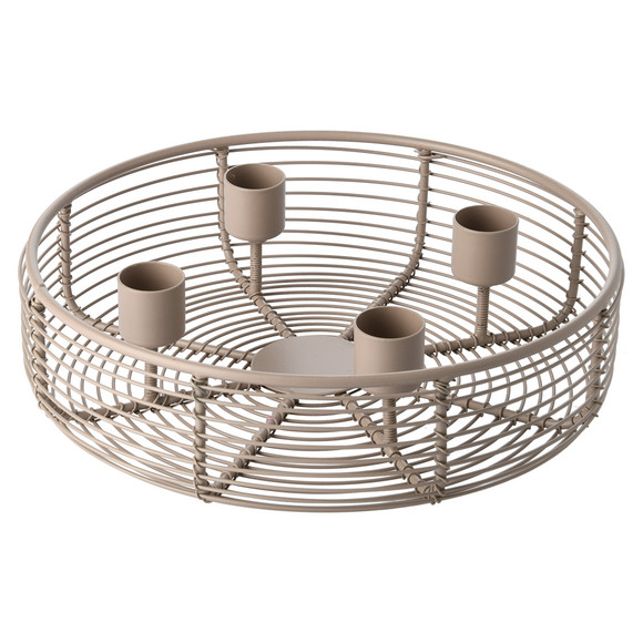 Kandelaar voor vier pilaarkaarsen