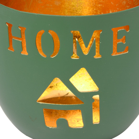 Windlicht aus Metall