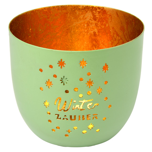 Windlicht aus Metall