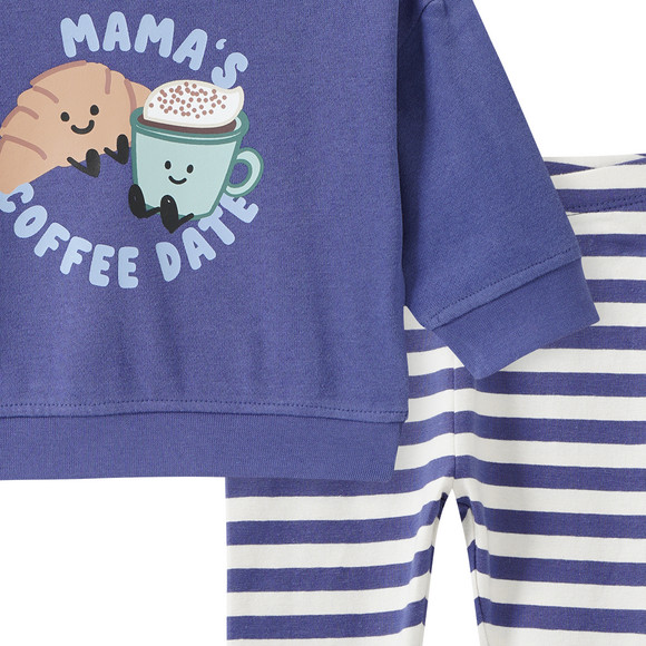 Newborn Set mit Frühstücks-Print