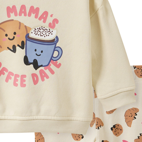 Baby Set mit Frühstücks-Print