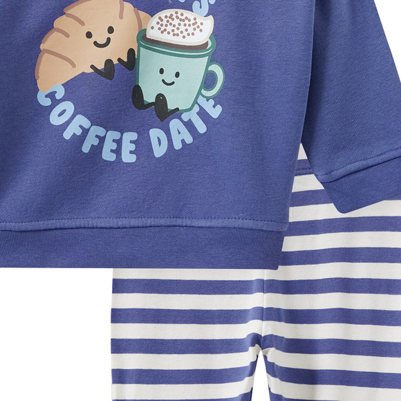 Baby Set mit Frühstücks-Print