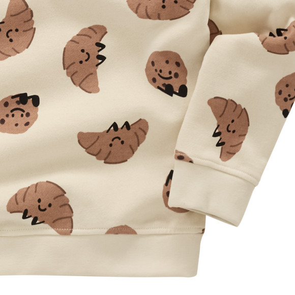 Kinder Sweatshirt mit Frühstücks-Print