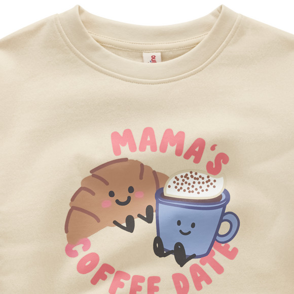 Mädchen Sweatshirt mit Frühstücks-Print